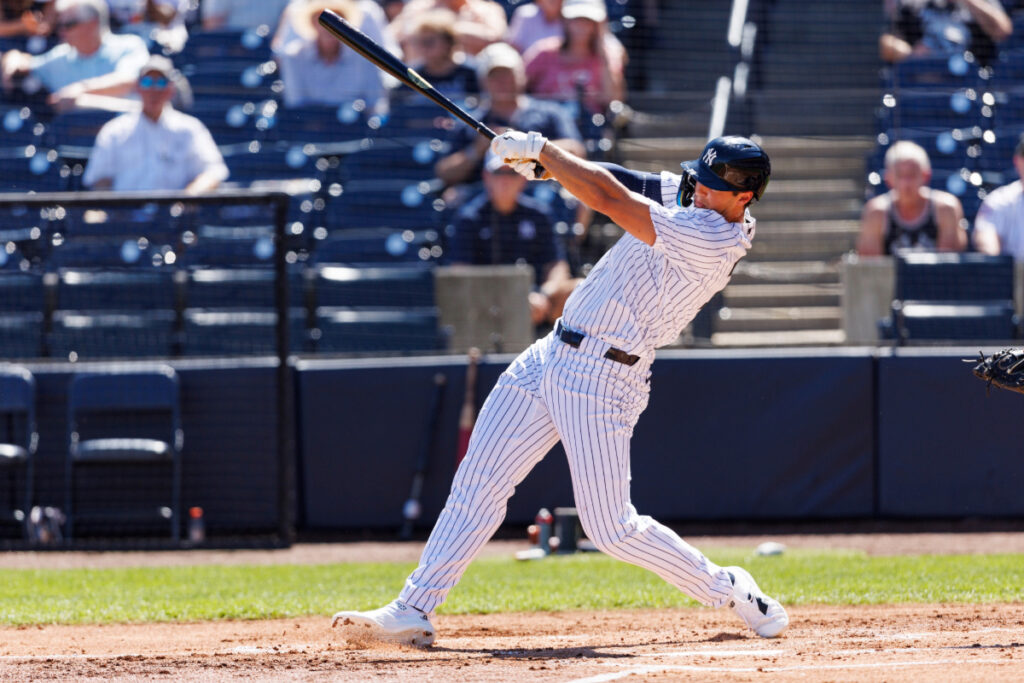 Spencer Jones hit .357 with a 1.526 OPS in 28 spring training at-bats earlier this year