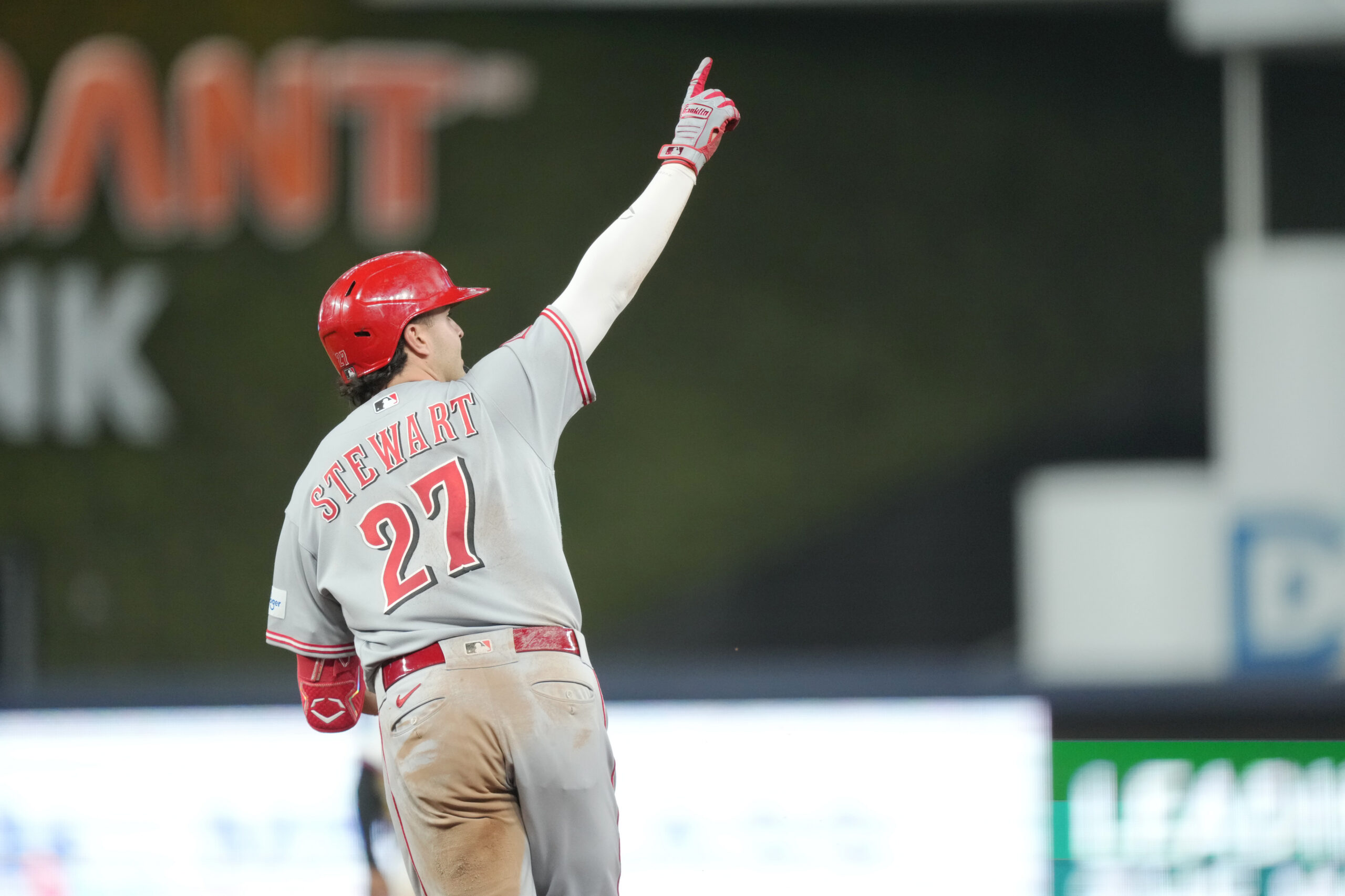 Sal Stewart is one of the leading candidates for National League Rookie of the Year