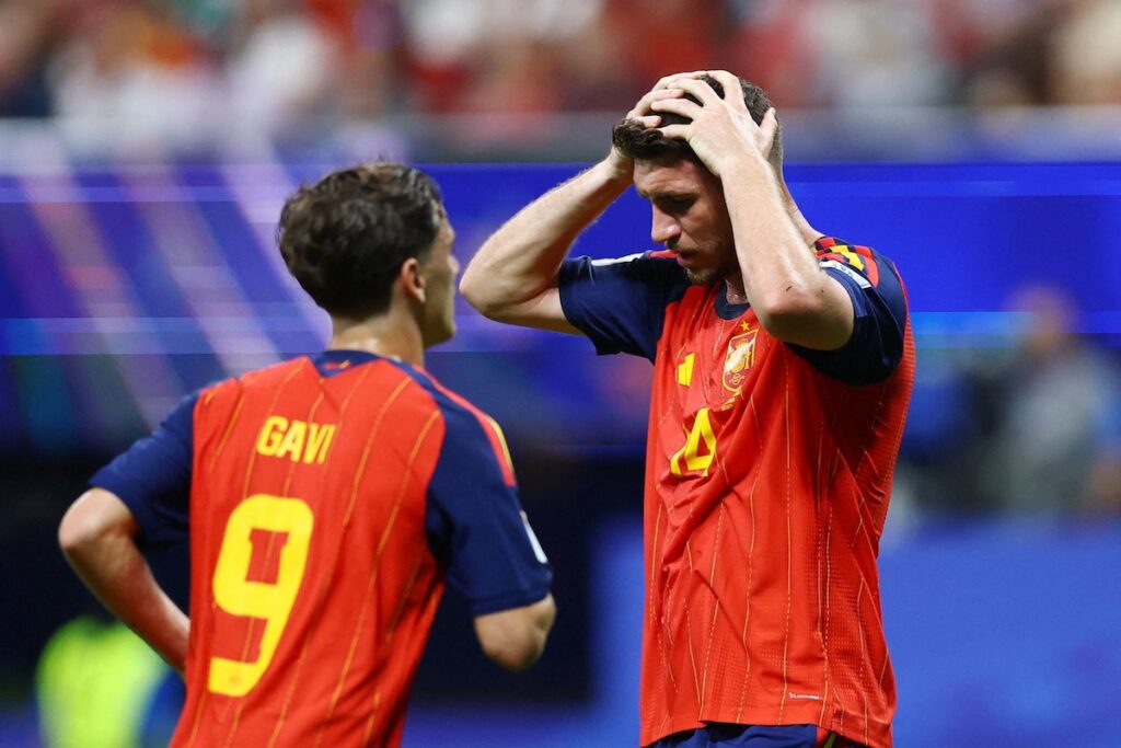 Spain after their defeat