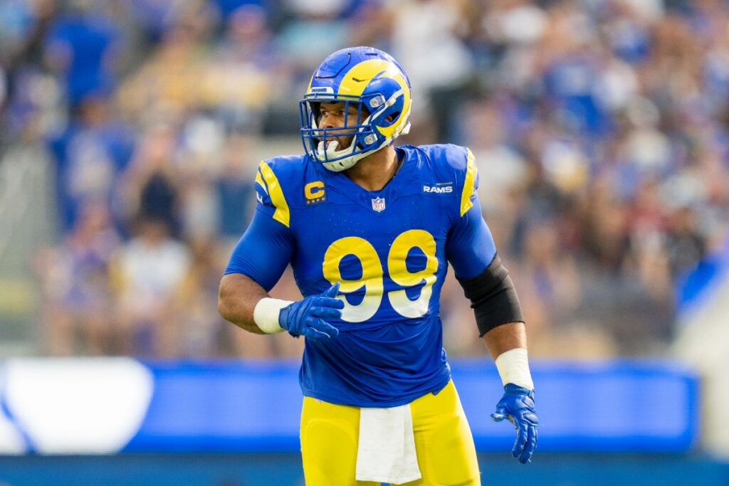 NFL rumors Los Angeles Rams Aaron Donald
