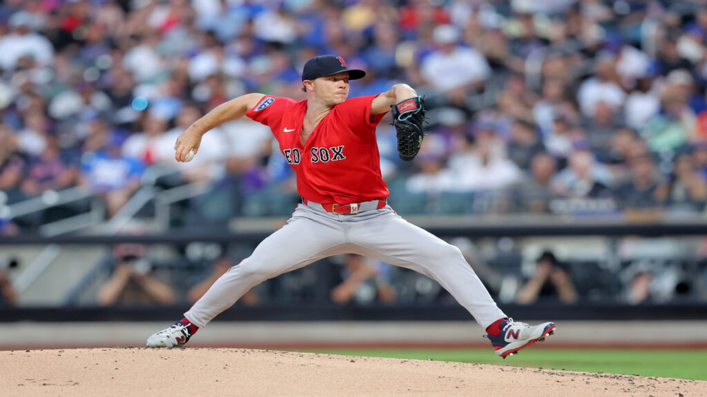 Sonny Gray pitches for the Red Sox. 