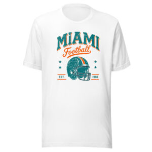 Miami Football Vintage Tee