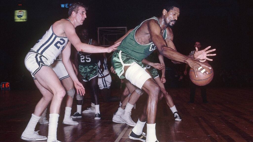 Bill Russell among NBA players with 3+ rings, a Finals MVP and an MVP.